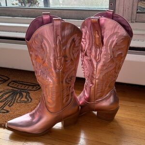 Pink Cowboy Boots!!!